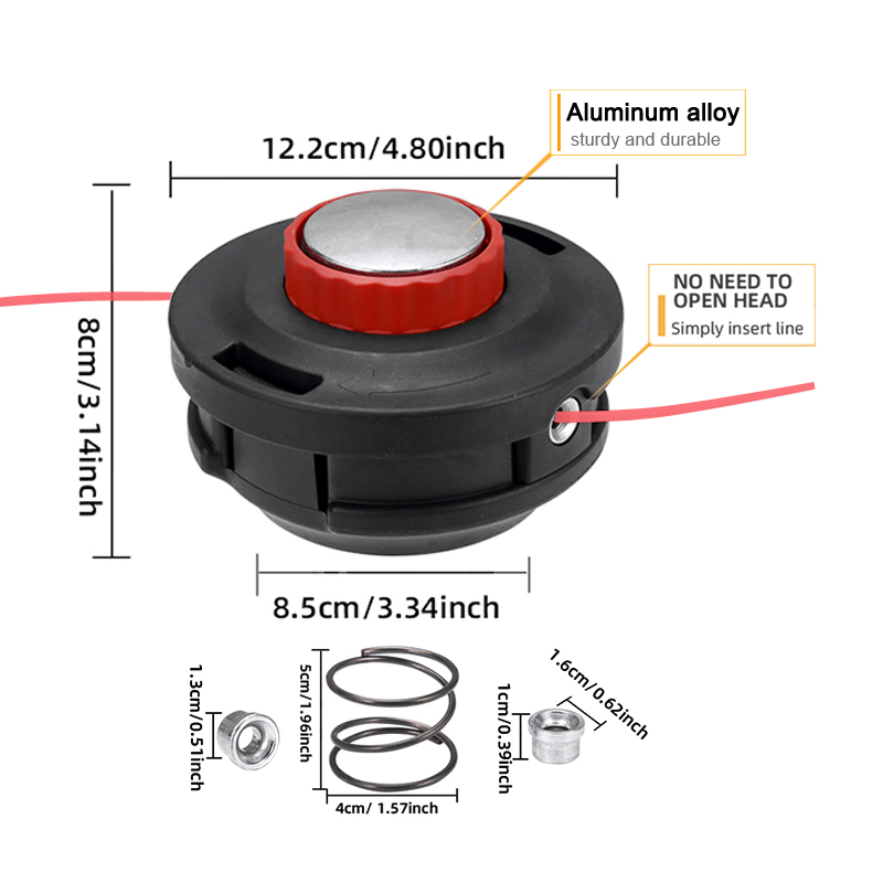 Tippet Line - 1Pc New Bearing Grass Trimmer Head,