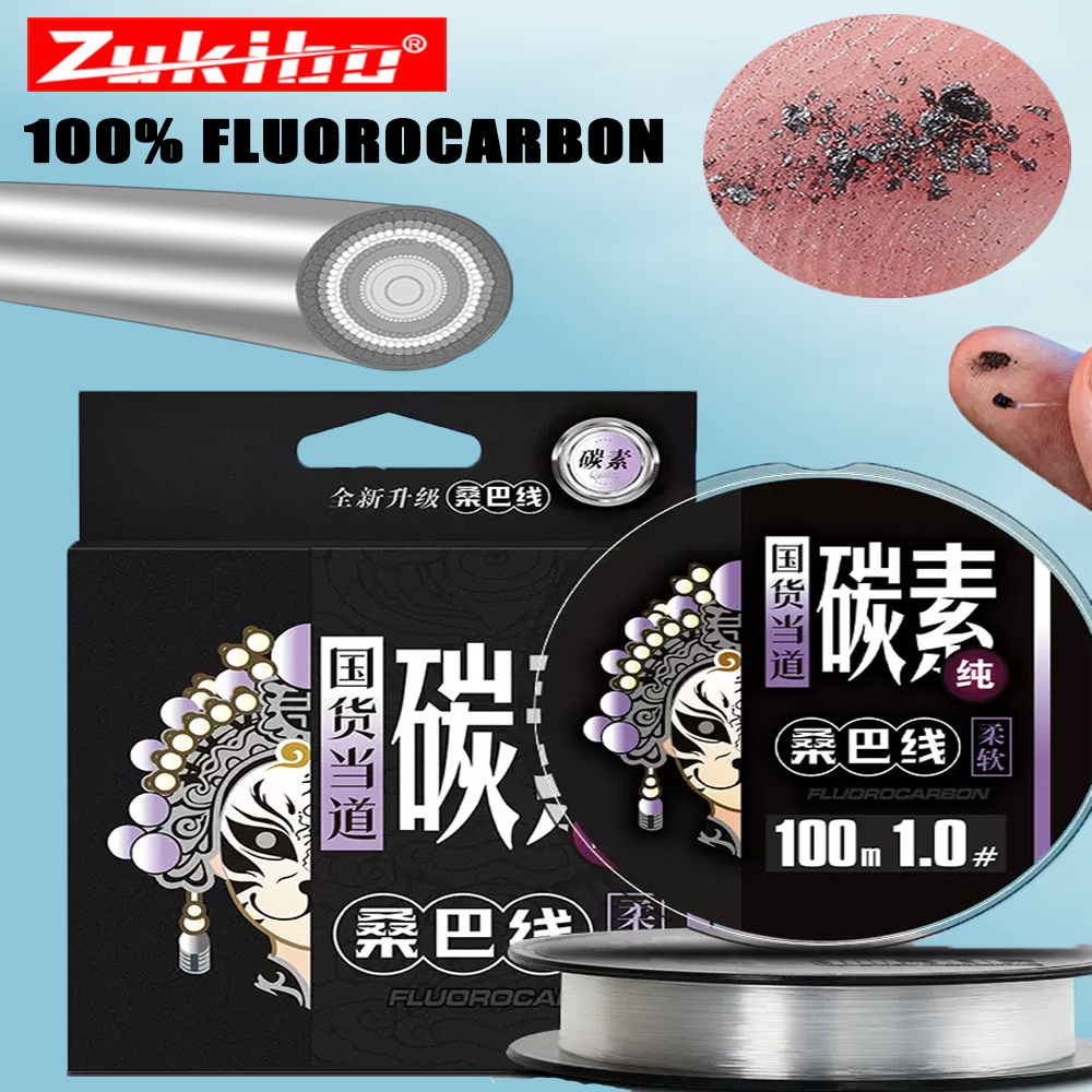 ZUKIBO Japan Fluorocabon 100%  – обзор и цена Copolymer Line
