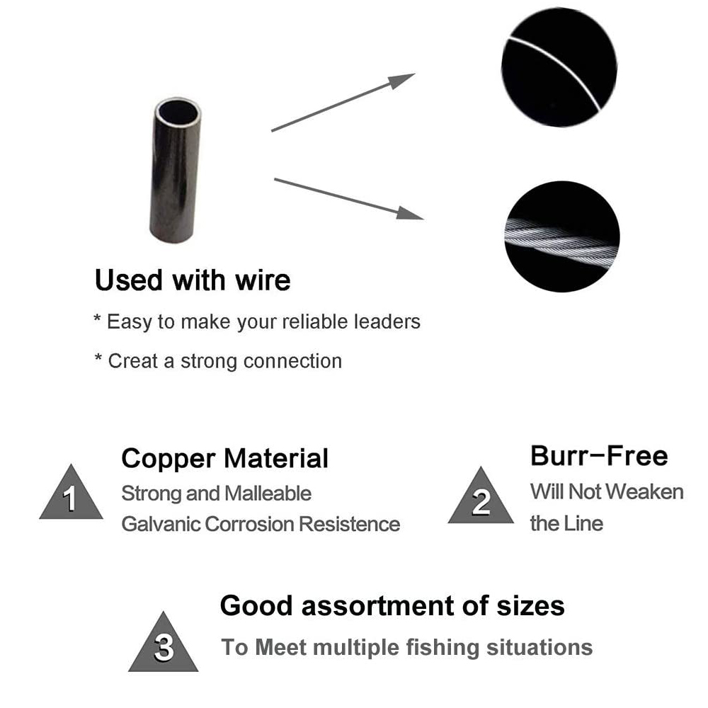 180Pcs/Box 0.6mm-1.4mm Copper  – обзор и цена Fishing Line Box