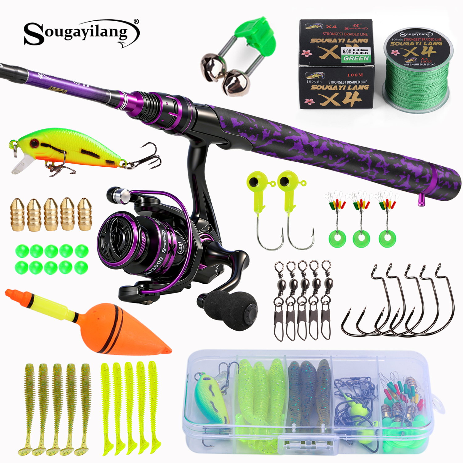 Sougayilang Spinning Fishing R – обзор и цена Freshwater Line