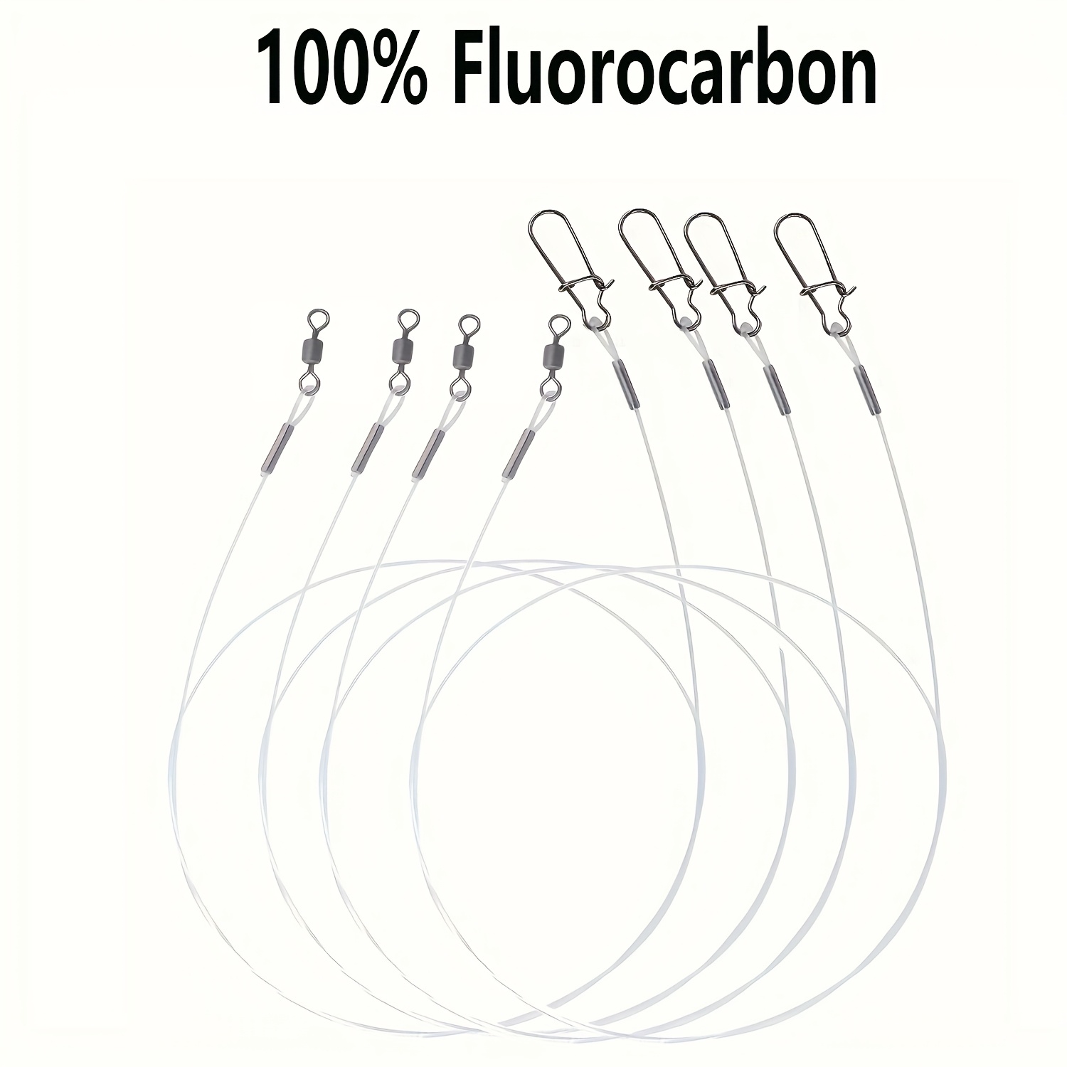 12Pcs 100% Fluorocarbon Fishin – обзор и цена Copolymer Line