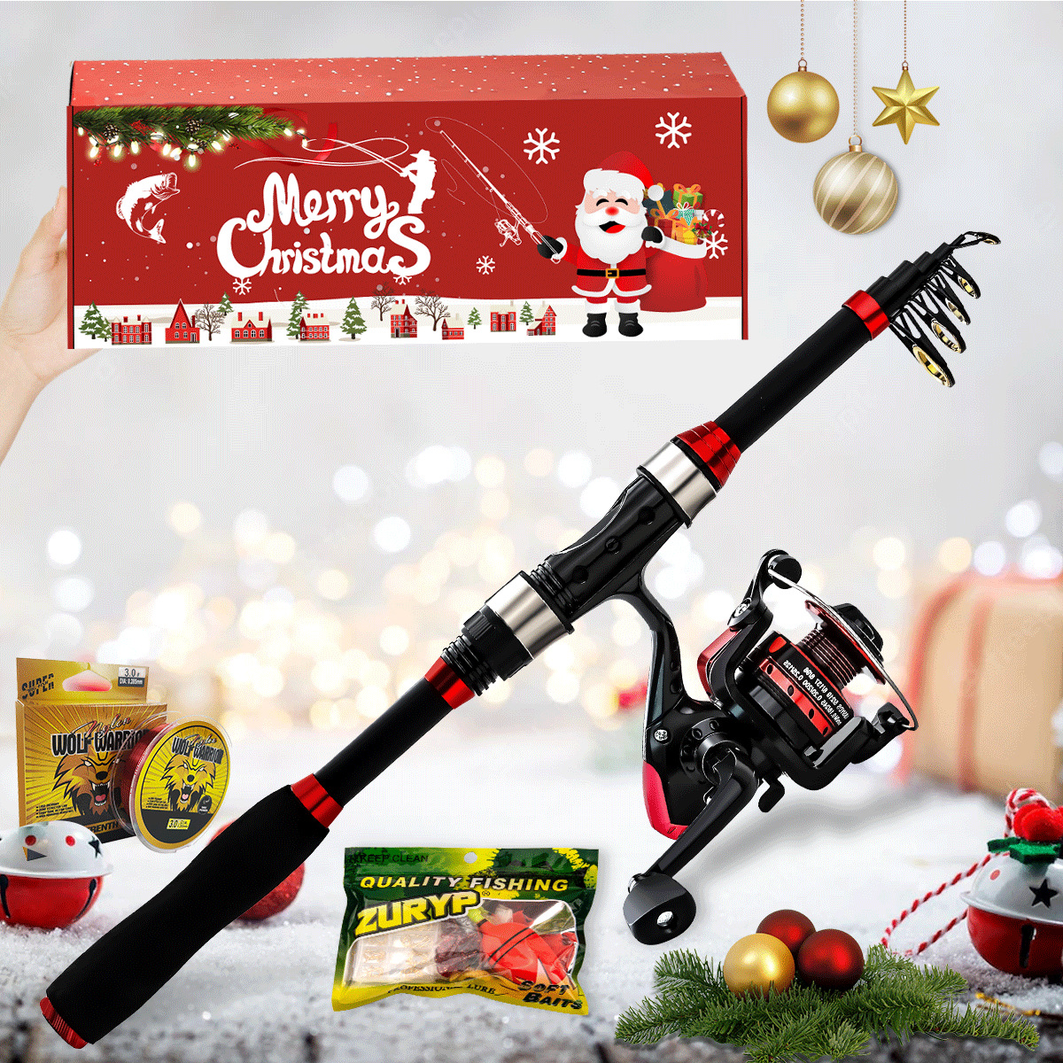 Fishing Tackle Christmas Set U – обзор и цена Freshwater Line