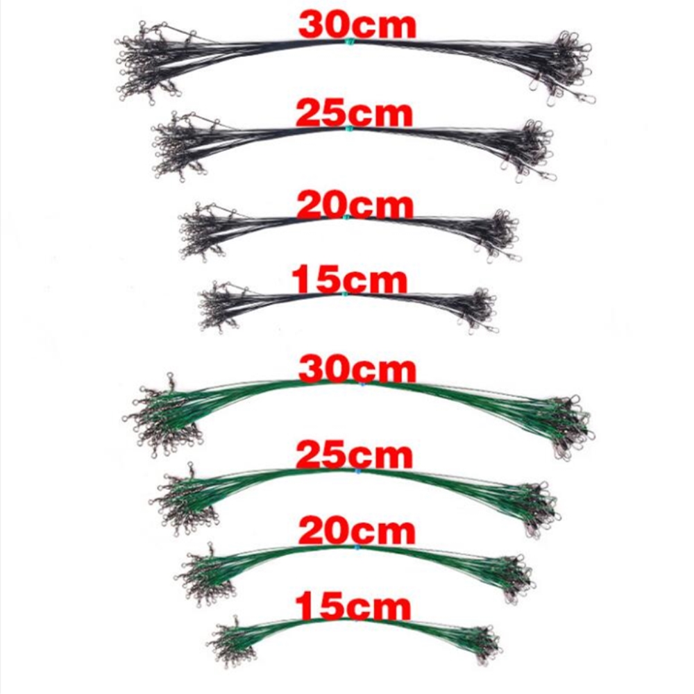 10pcs/lot Anti Bite Steel Fish – обзор и цена Leader Line