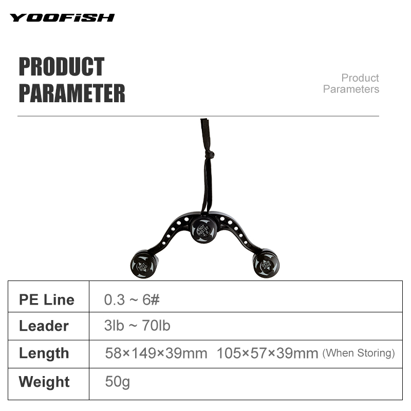 YOOFISH Fishing Tools GT FG PR – обзор и цена Leader Line