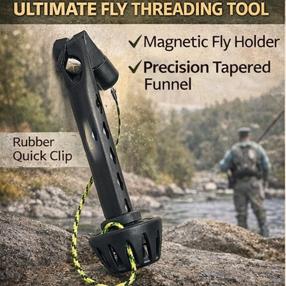 Portable Magnetic Fly Threader – обзор и цена Fishing Line Winder