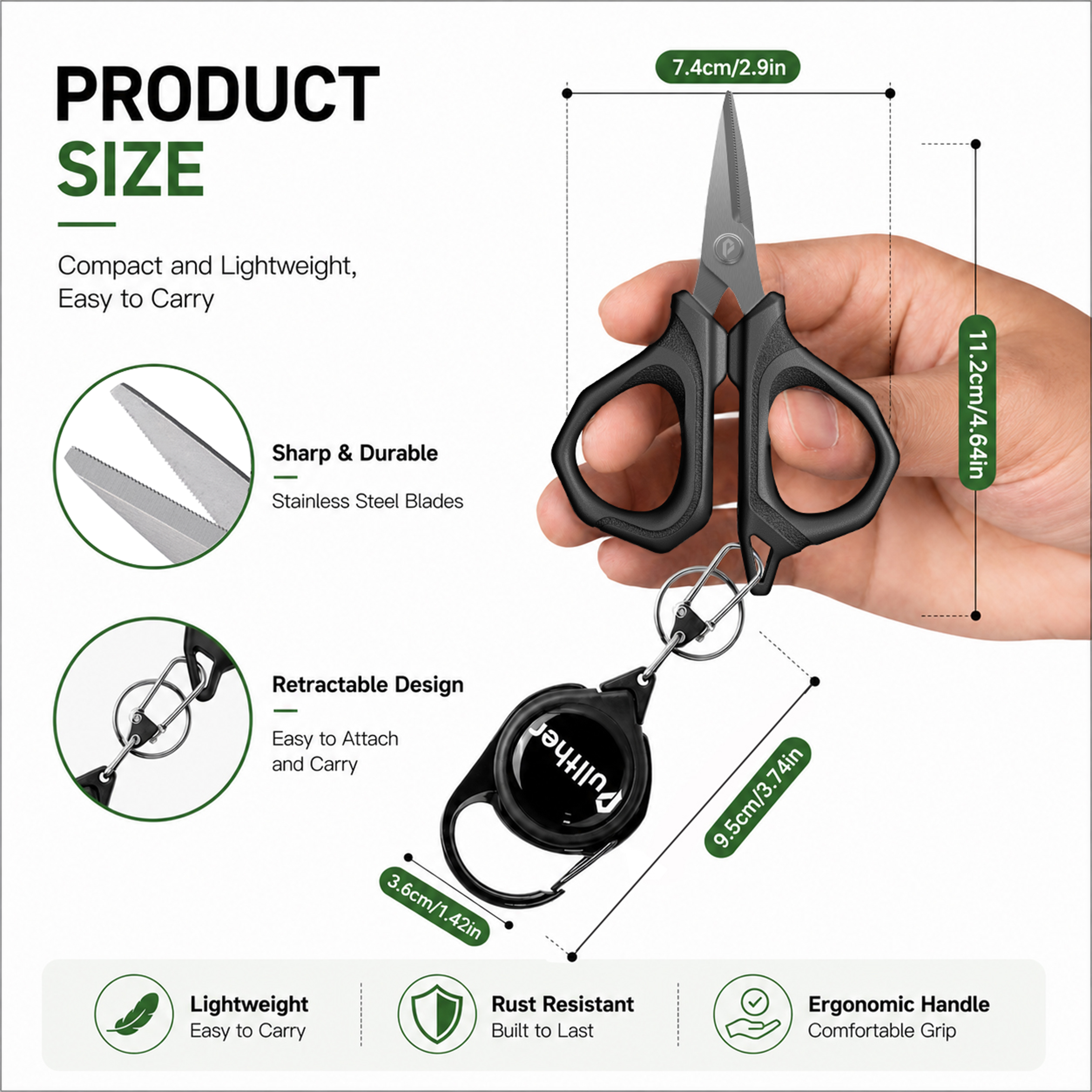 Fishing Scissors Stainless Ste – обзор и цена Fishing Line Cutter