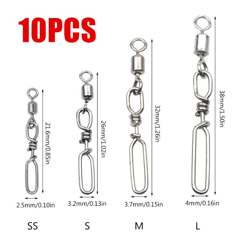 10Pcs Stainless Steel Quick Sn – обзор и цена Saltwater Line