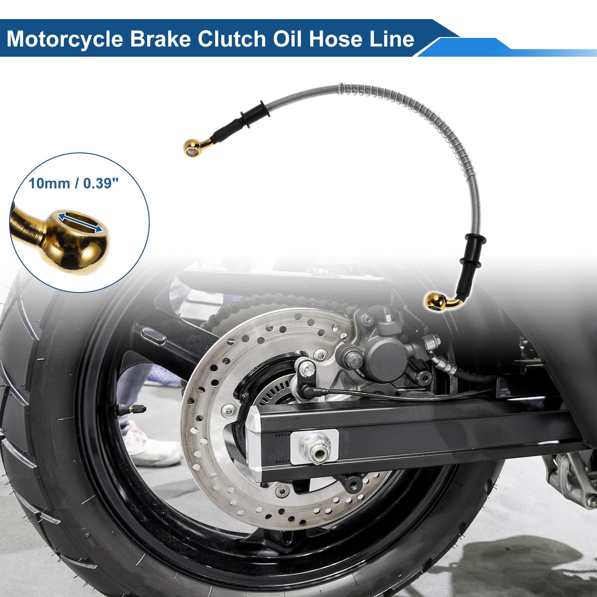 Motoforti 40cm Motorcycle Brak – обзор и цена Braided Line