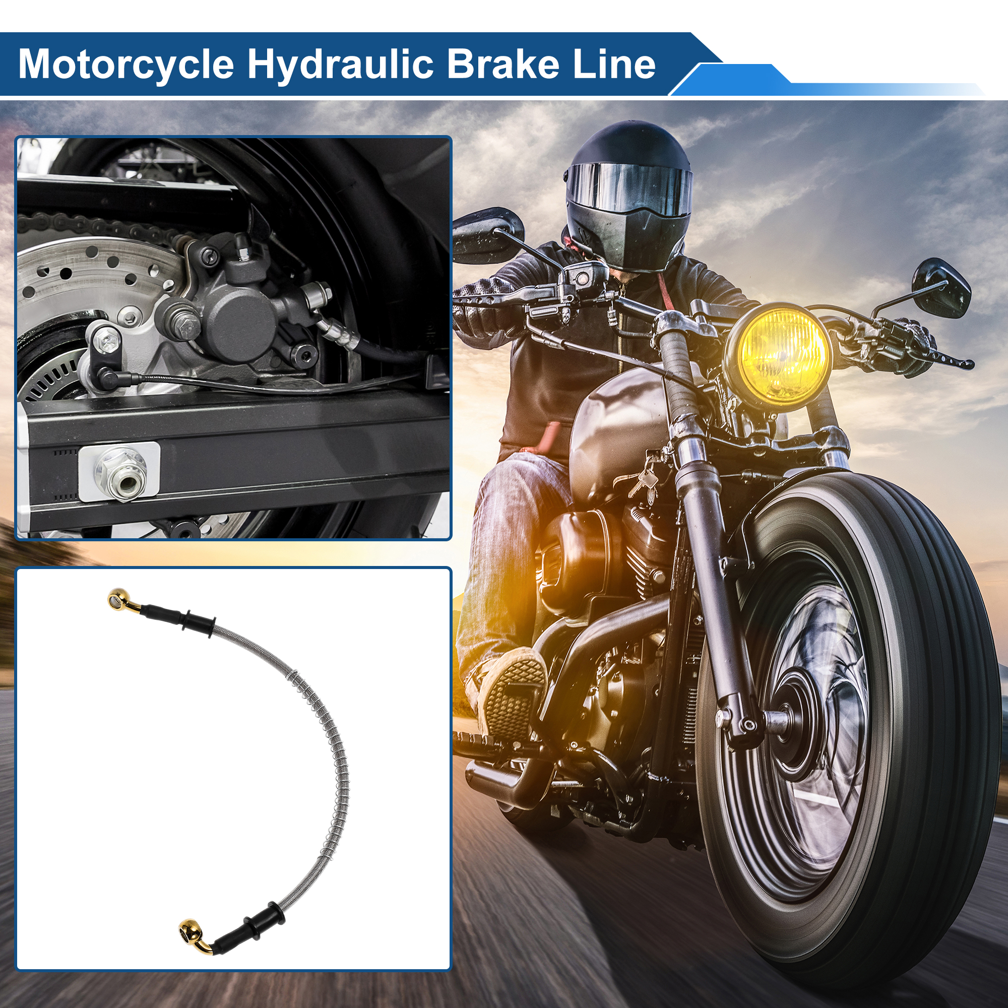 Motoforti 40cm Motorcycle Brak – обзор и цена Braided Line