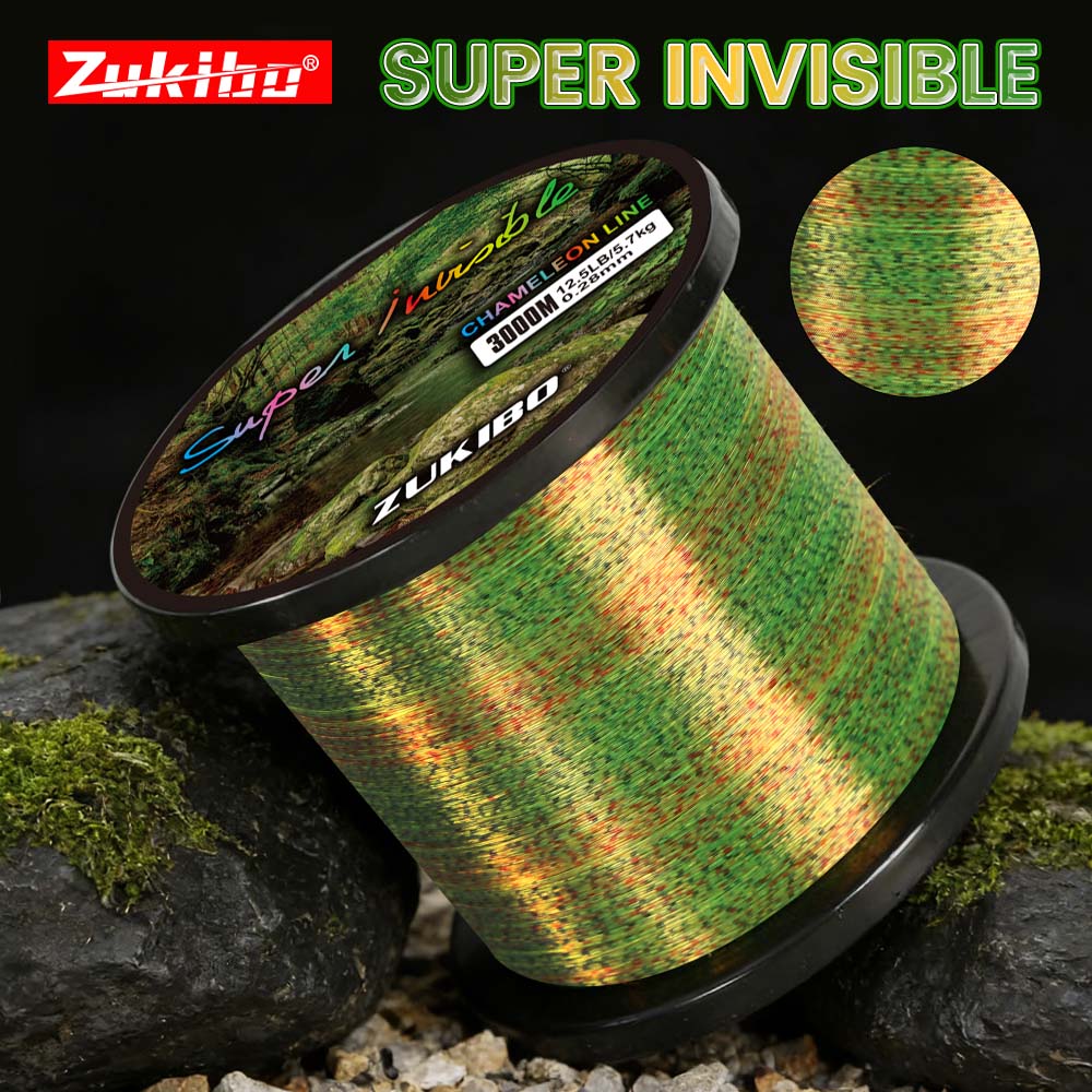 ZUKIBO 3D Speckle Line Yellow  – обзор и цена Fluorocarbon Line