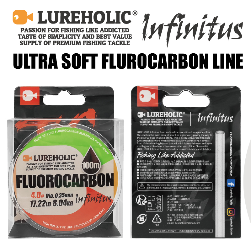 Lureholic Infinity Utra Soft 1 – обзор и цена Fluorocarbon Line