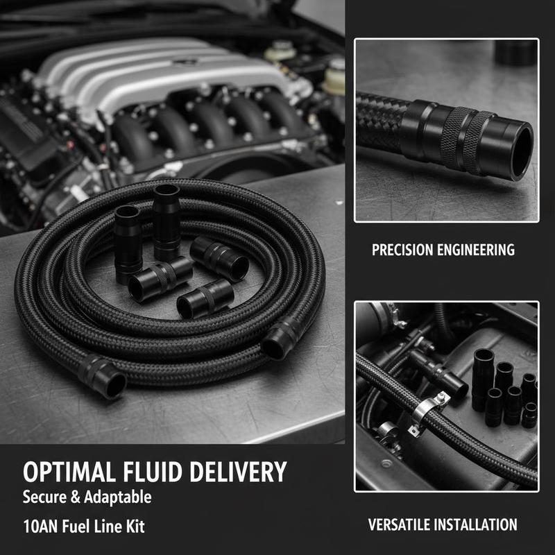Fuel Hose Assembly 10FT For En – обзор и цена Braided Line