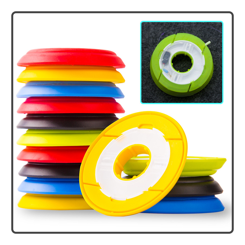 5pcs/lot Color Silicone Storag – обзор и цена Fishing Line Spool