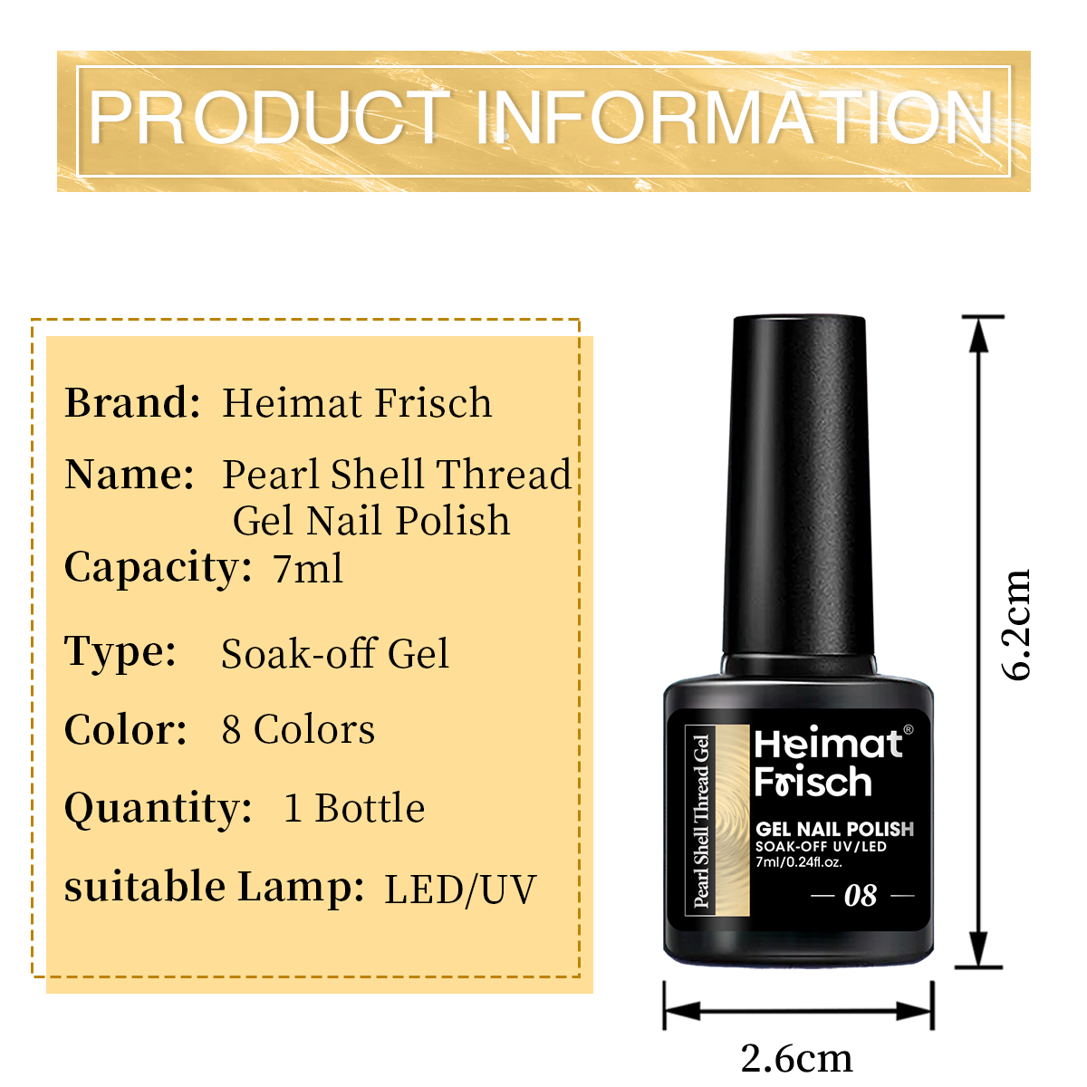 1 piece of shell line gel nail – обзор и цена Copolymer Line