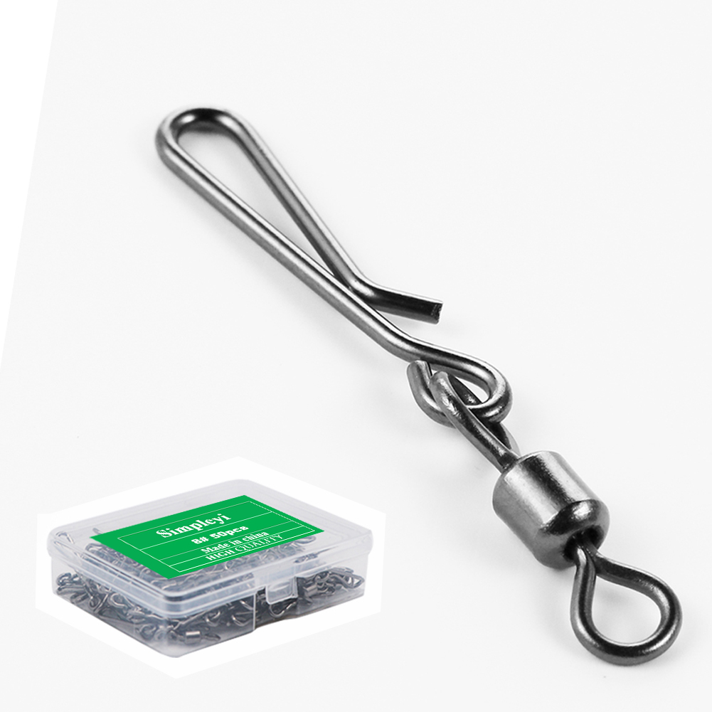50pcs Box Rolling Swivel With  – обзор и цена Fishing Line Box